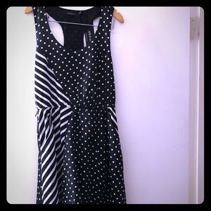 ModCloth black and white dress